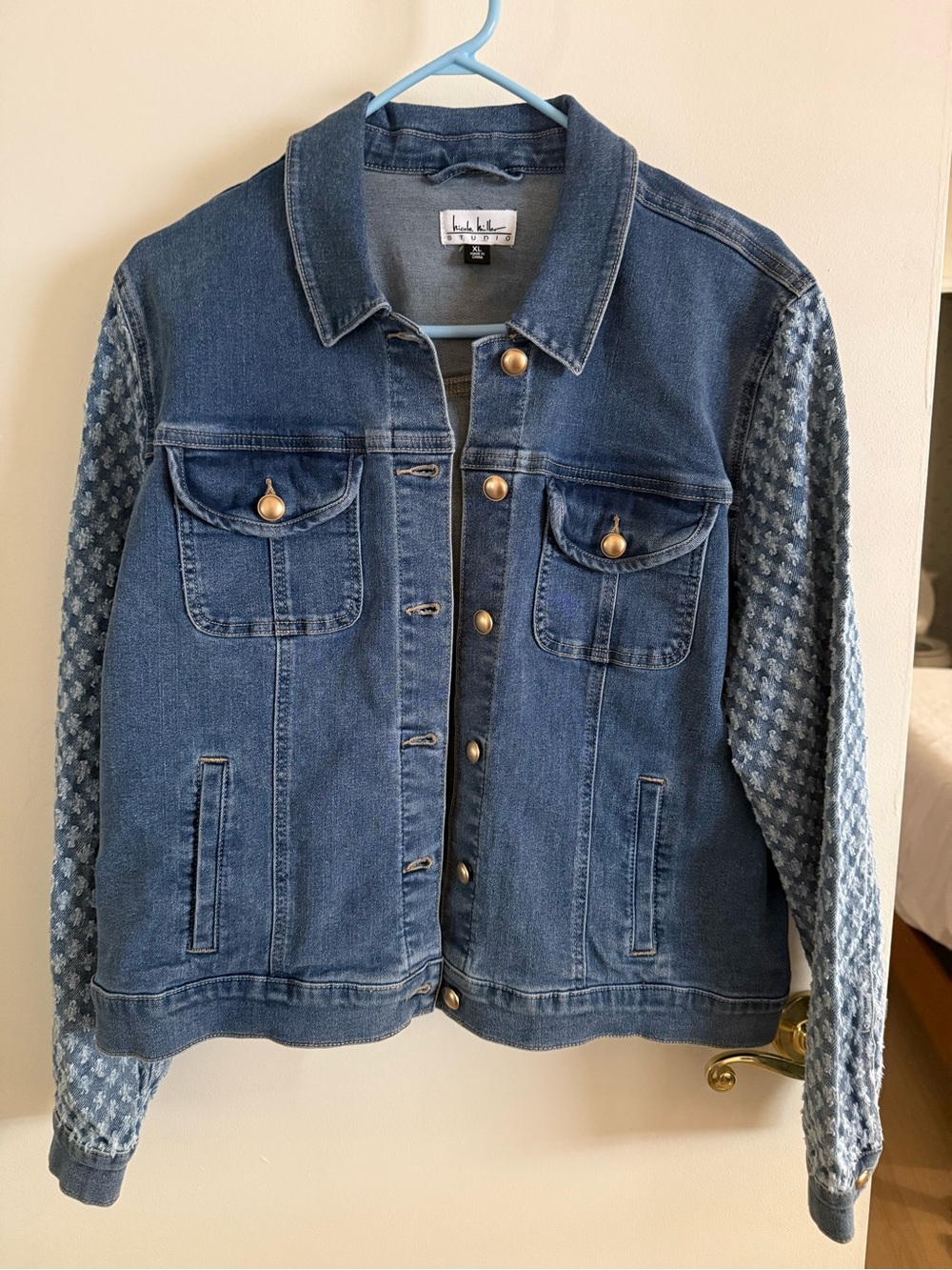 Nicole Miller Jean Jacket XL - Picture 2 of 8
